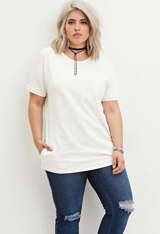Forever21 Plus Classic Raglan Tee