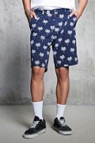 Forever21 Palm Tree Print Chino Shorts