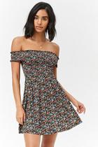 Forever21 Ditsy Floral Off-the-shoulder Dress