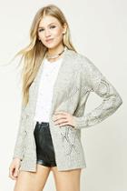 Forever21 Open-knit Shawl Cardigan