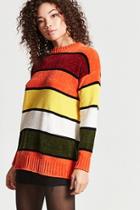 Forever21 Multicolored Stripe Sweater