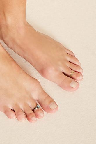Forever21 Faux Stone Toe Ring Set