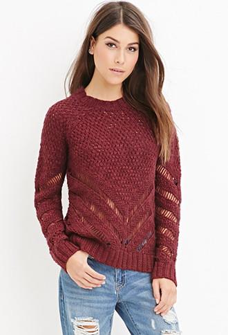 Love21 Chevron-patterned Sweater
