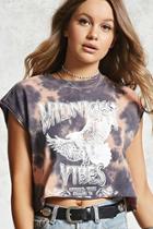Forever21 Tie-dye Graphic Muscle Tee