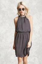 Forever21 Satin Back-slit Mini Dress