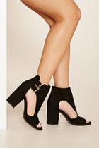 Forever21 Women's  Cutout Ankle Booties
