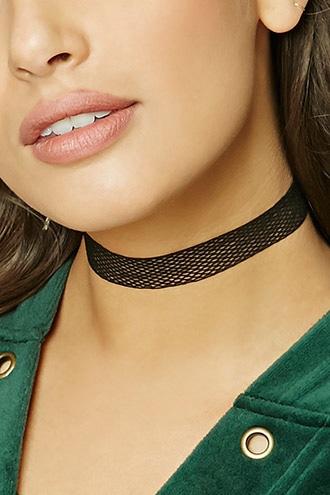 Forever21 Mesh Knit Choker