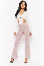 Forever21 Checkered Houndstooth Flare Pants