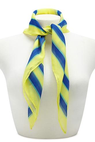 Forever21 Striped Chiffon Scarf