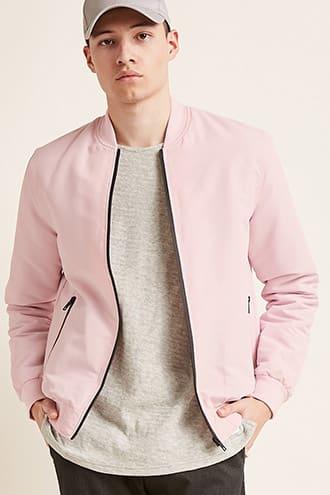 Forever21 Soul Star Padded Bomber Jacket