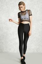 Forever21 Satin High-waisted Pants