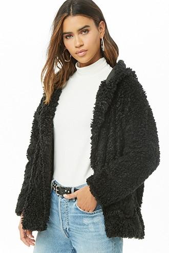 Forever21 Faux Sheepskin Coat