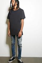 Forever21 Mnml Cotton Longline Tee