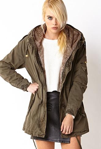 Forever21 Faux Fur-lined Parka