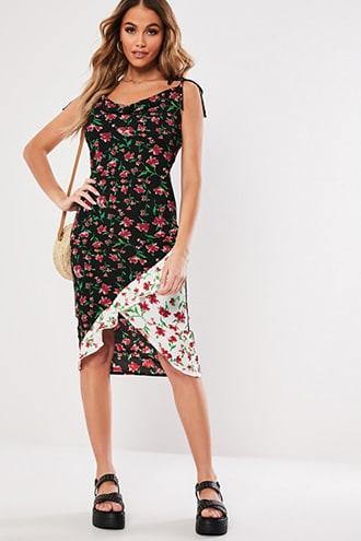 Forever21 Missguided Floral Print Dress