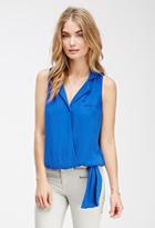 Forever21 Contemporary Knotted Surplice Top