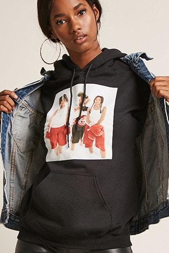 Forever21 Cross Colours Tlc Graphic Hoodie