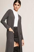 Forever21 Ribbed Knit Duster Cardigan