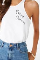 Forever21 Strong Woman Graphic Muscle Tank