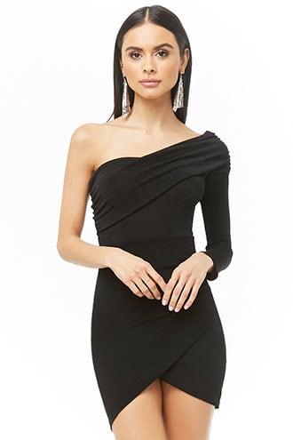 Forever21 One Shoulder Tulip Dress