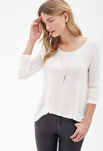 Forever21 Contemporary Classic Crew Neck Tee
