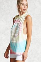 Forever21 Active No Days Off Tie-dye Top