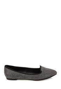 Forever21 Studded Faux Suede Loafers
