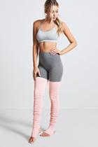 Forever21 Active Colorblock Ruched Stirrup Leggings