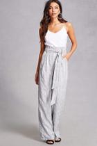 Forever21 Striped Pant Jumpsuit