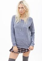 Forever21 Heathered Crew Neck Pullover