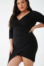 Forever21 Plus Size Textured Asymmetrical Dress
