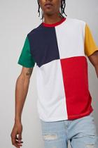 Forever21 Colorblock Print Tee