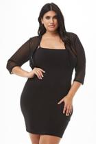 Forever21 Plus Size Sheer Mesh Shrug