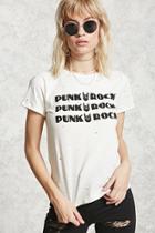 Forever21 Distressed Punk Rock Tee