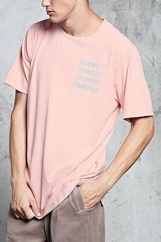 Forever21 Faux Suede Famous Graphic Tee