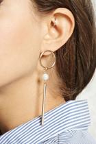 Forever21 Matchstick Faux Pearl Earrings