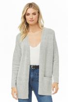 Forever21 Brushed Open-front Cardigan