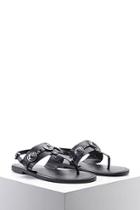 Forever21 Faux Leather Star Sandals
