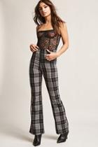 Forever21 Plaid Flared Pants