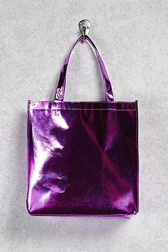 Forever21 Metallic Eco Tote Bag