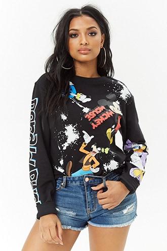Forever21 Disney Character Graphics Sweatshirt