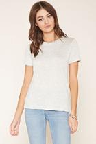 Forever21 Women's  Heathered Knit Tee