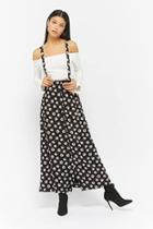 Forever21 Floral Button-front Overall Dress
