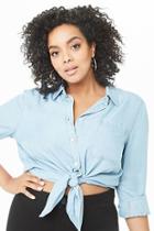 Forever21 Plus Size Chambray Button-down Shirt