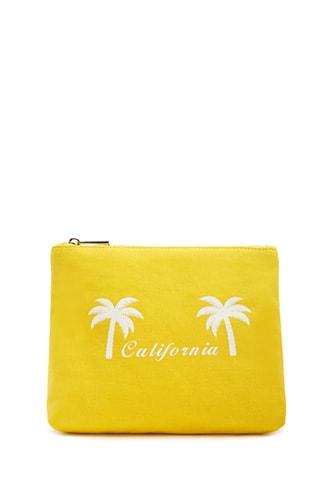 Forever21 California Graphic Makeup Bag