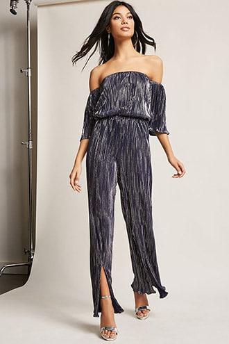 Forever21 Twelve Accordion Pleated Jumpsuit
