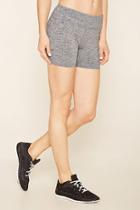 Forever21 Women's  Active Heathered Knit Shorts