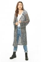 Forever21 Marled Open Knit Cardigan