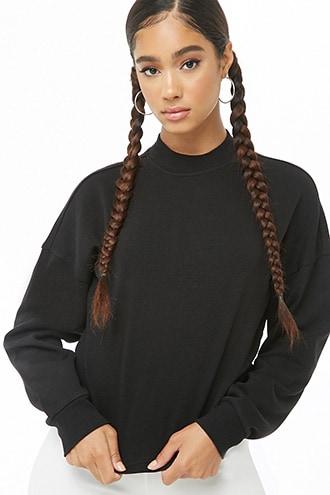 Forever21 High Neck Sweatshirt