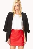 Forever21 Hot Like Fire Moto Skirt